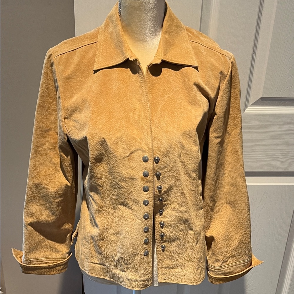 Vintage Camel Suede Blazer
